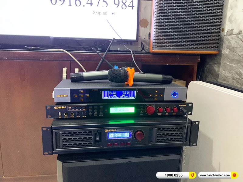 Lắp đặt dàn karaoke trị giá hơn 40 triệu cho chị Ngân tại TPHCM (Domus DK612, BPA-6200, BPR-8500, SW612, BJ-U500) 