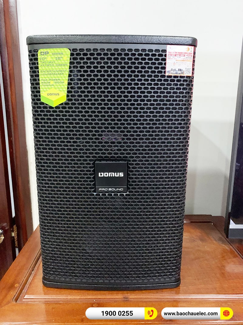 Lắp đặt dàn karaoke Domus 24tr cho chị Tình tại TPHCM (Domus DP6100 Max, VM420A, SW312C, BCE UGX12) 