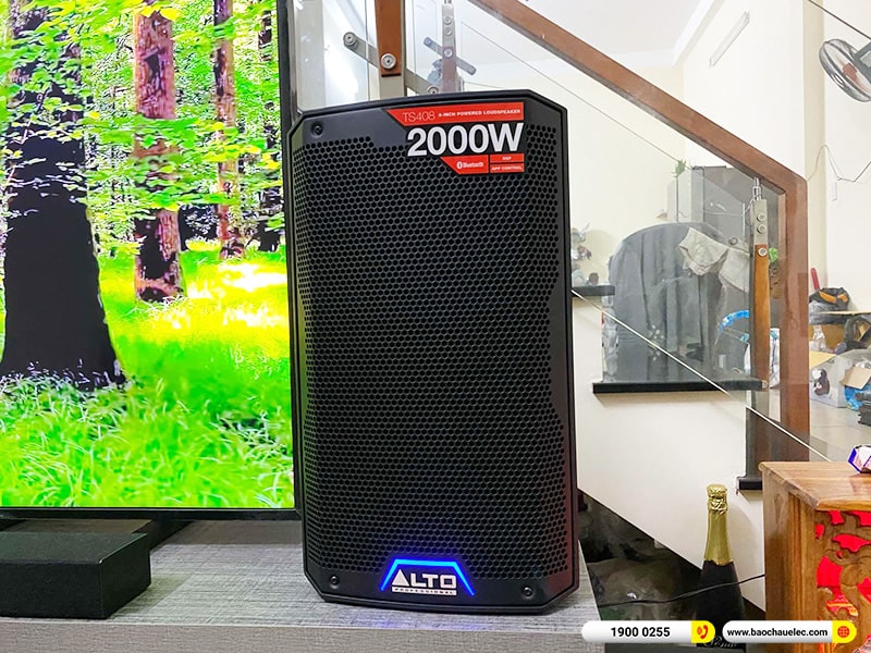 Lắp đặt dàn karaoke trị giá hơn 30 triệu cho chị Trang tại TPHCM (Alto TS415, BKSound KX6, Alto TX212S, UGX12 Gold) 