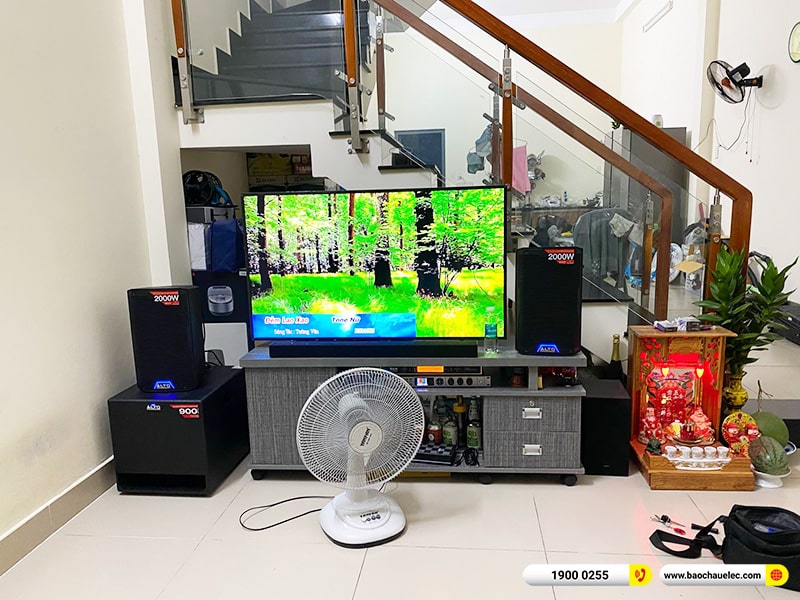 Lắp đặt dàn karaoke trị giá hơn 30 triệu cho chị Trang tại TPHCM (Alto TS415, BKSound KX6, Alto TX212S, UGX12 Gold) 