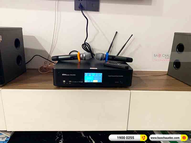 Lắp đặt dàn karaoke gia đình anh Điền tại TP HCM