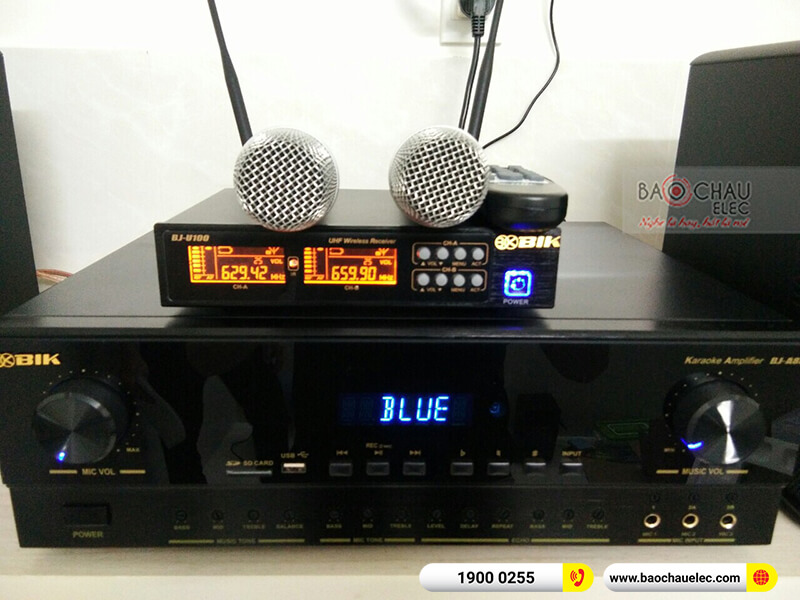 Lắp đặt dàn karaoke gia đình anh Khoa tại TPHCM
