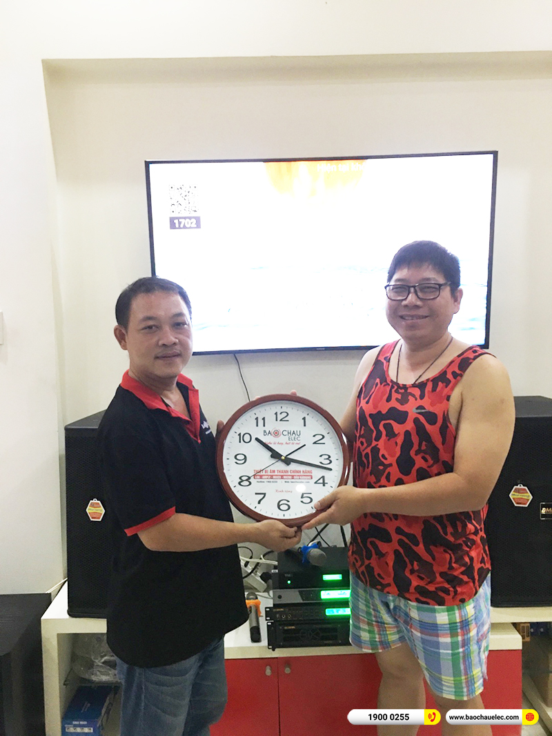 Lắp đặt dàn karaoke trị giá hơn 60 triệu cho anh Hiển tại TPHCM (BMB CSS 1212SE, VM620A, BPR-5600, SW612C, UGX12, 4K Plus 4TB) 