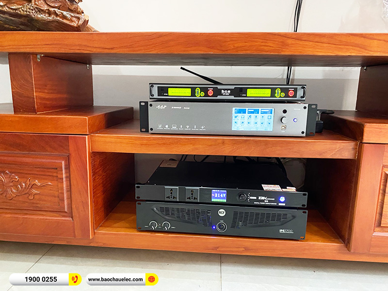 Lắp đặt dàn karaoke trị giá hơn 100 triệu cho anh Hoàng tại TPHCM (RCF CMAX 4112, IPS3700, K9900II Luxury, BCE VIP6000)