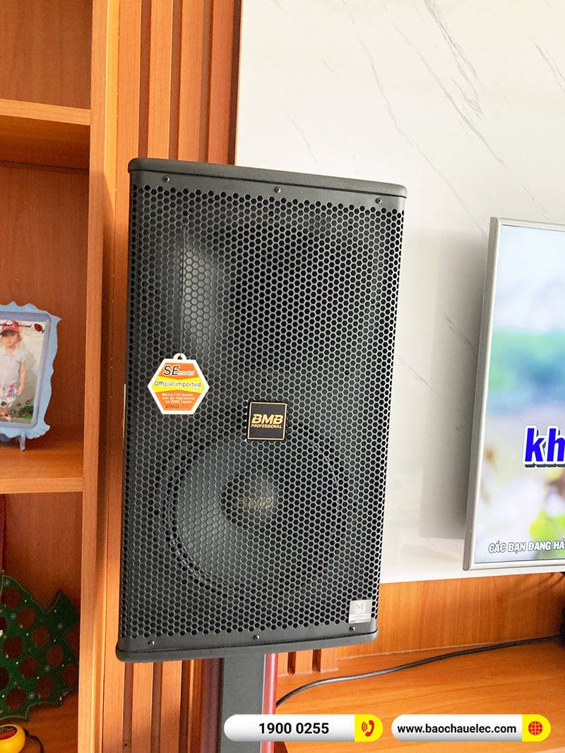 Lắp đặt dàn karaoke trị giá hơn 40 triệu cho anh Thiện tại TPHCM (BMB CSS 1210SE, VM620A, BKSound X5 Plus, SW512B, UGX12 Plus) 
