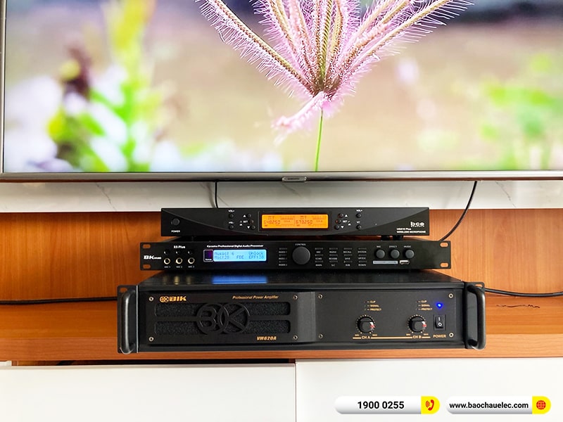 Lắp đặt dàn karaoke trị giá hơn 40 triệu cho anh Thiện tại TPHCM (BMB CSS 1210SE, VM620A, BKSound X5 Plus, SW512B, UGX12 Plus) 