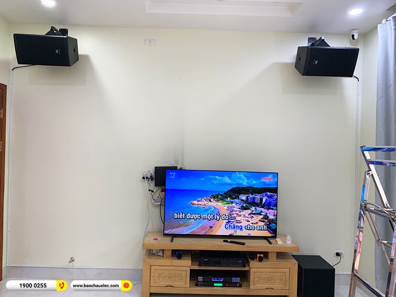 Lắp đặt dàn karaoke trị giá gần 50 triệu cho anh Trung tại TPHCM (JBL MTS10, VM620A, BPR-5600, A100P, BJ-U500) 