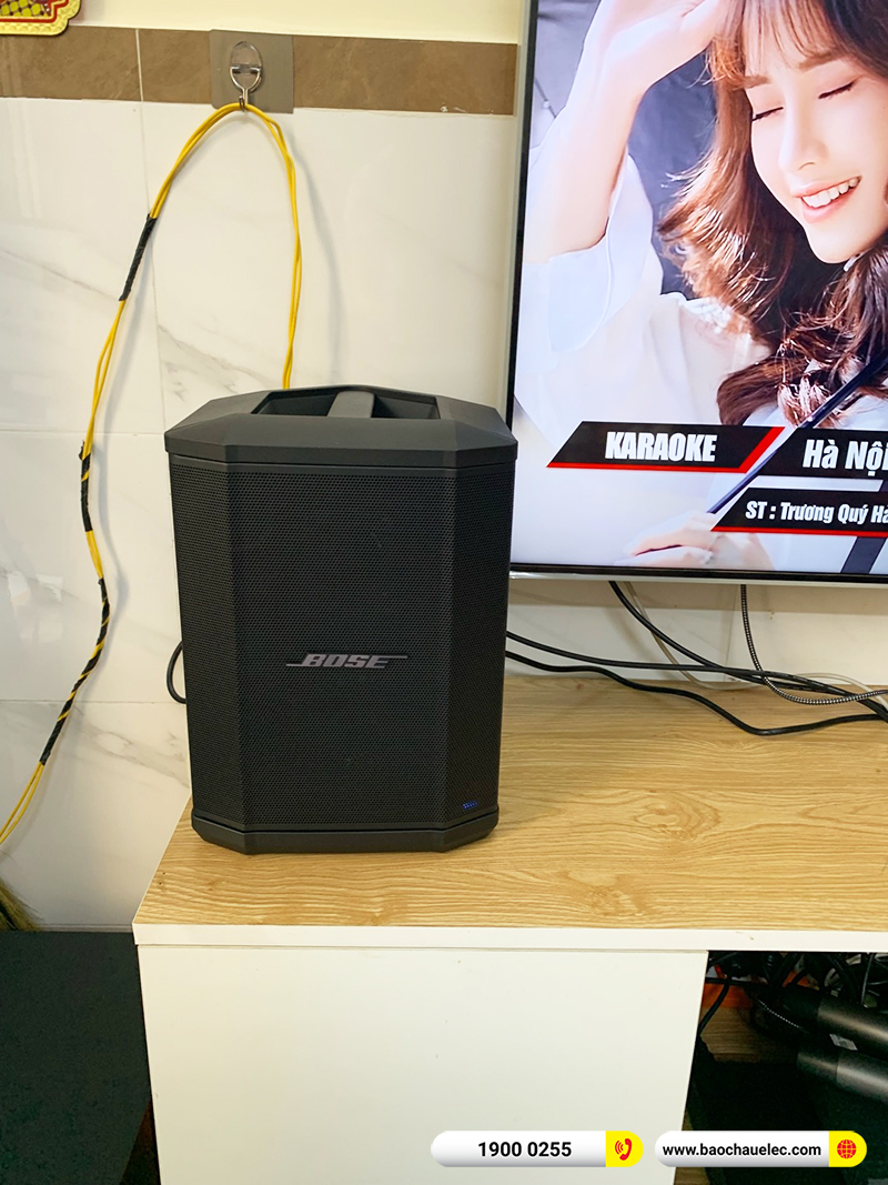 Lắp đặt dàn karaoke, loa Bose di động trị giá khoảng 40 triệu cho anh Tùng tại TPHCM (Bose S1 Pro, KX180A, JBL A100P, JBL VM200) 