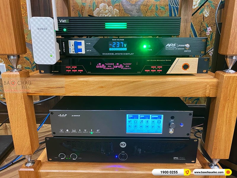 Lắp đặt d&agrave;n karaoke anh Long tại TPHCM