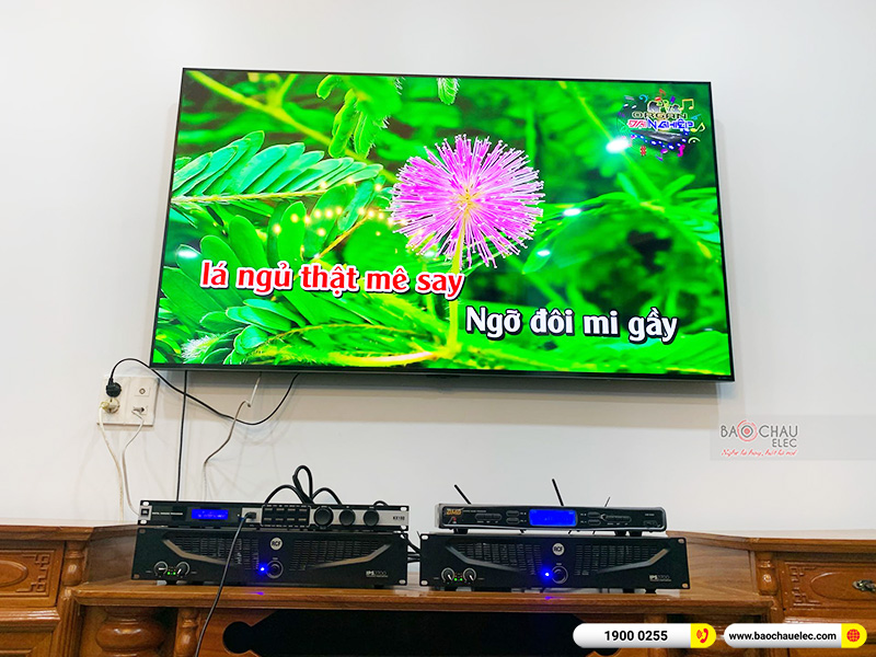 Lắp đặt dàn karaoke gia đình anh Nam tại TP HCM