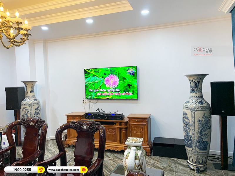 Lắp đặt dàn karaoke gia đình anh Nam tại TP HCM