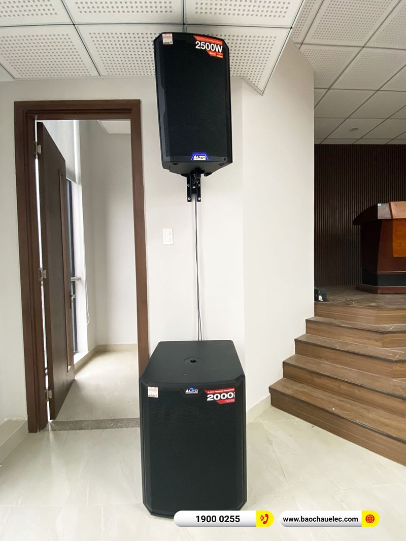 Lắp đặt d&agrave;n &acirc;m thanh 143tr cho C&ocirc;ng ty CPXD 201 tại TPHCM (Alto TS415, VM840A, Live2404, Actpro DSP48, TS318S, VIP6000,&hellip;) 
