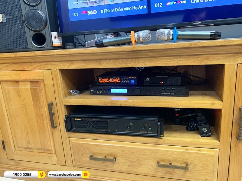 Lắp đặt dàn karaoke trị giá gần 40 triệu cho anh Cường tại TPHCM (BMB 2000SE, VM820A, BKSound X5 Plus, BIK BJ-U100) 