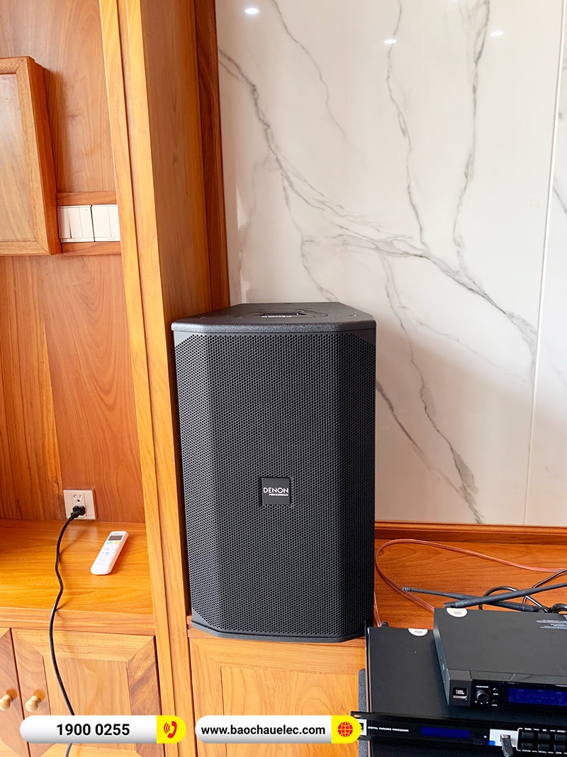 Lắp đặt dàn karaoke Denon 73tr cho anh Duy tại TPHCM (Denon DN712, Denon DA2600, JBL KX180A, TS312S, JBL VM200) 