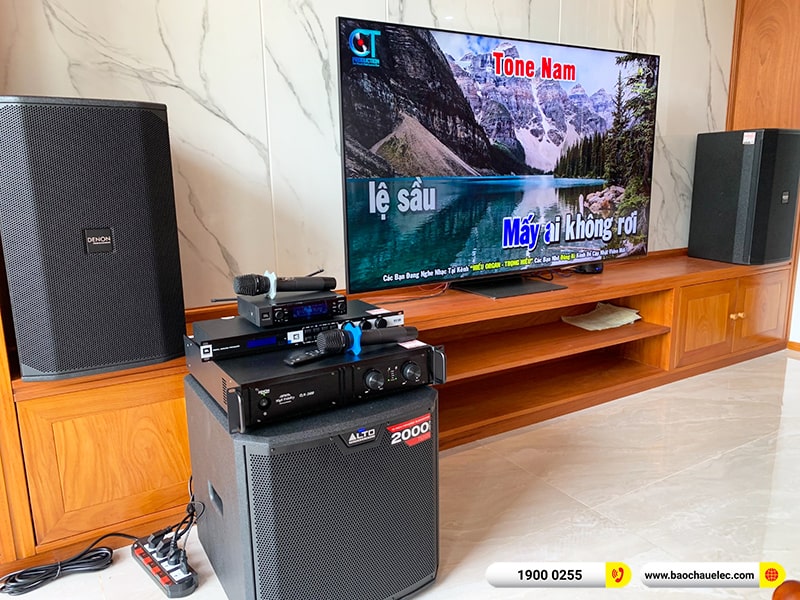 Lắp đặt dàn karaoke Denon 73tr cho anh Duy tại TPHCM (Denon DN712, Denon DA2600, JBL KX180A, TS312S, JBL VM200) 