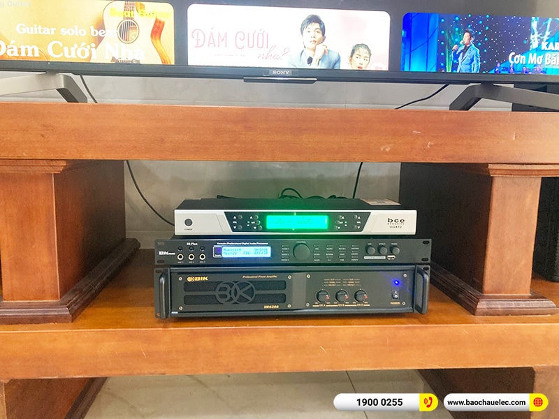 Lắp đặt dàn karaoke trị giá gần 50 triệu cho anh Lâm tại TPHCM (BMB CSS 1210SE, VM630A, X5 Plus, BJ-W66 Plus, BCE UGX12)