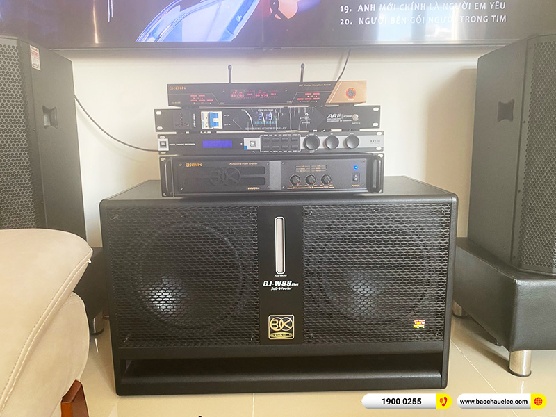 Lắp đặt dàn karaoke BIK 53tr cho chị Lộc tại TPHCM (BIK BSP 412II, VM830A, KX180A, BJ-W88 Plus, BJ-U600) 