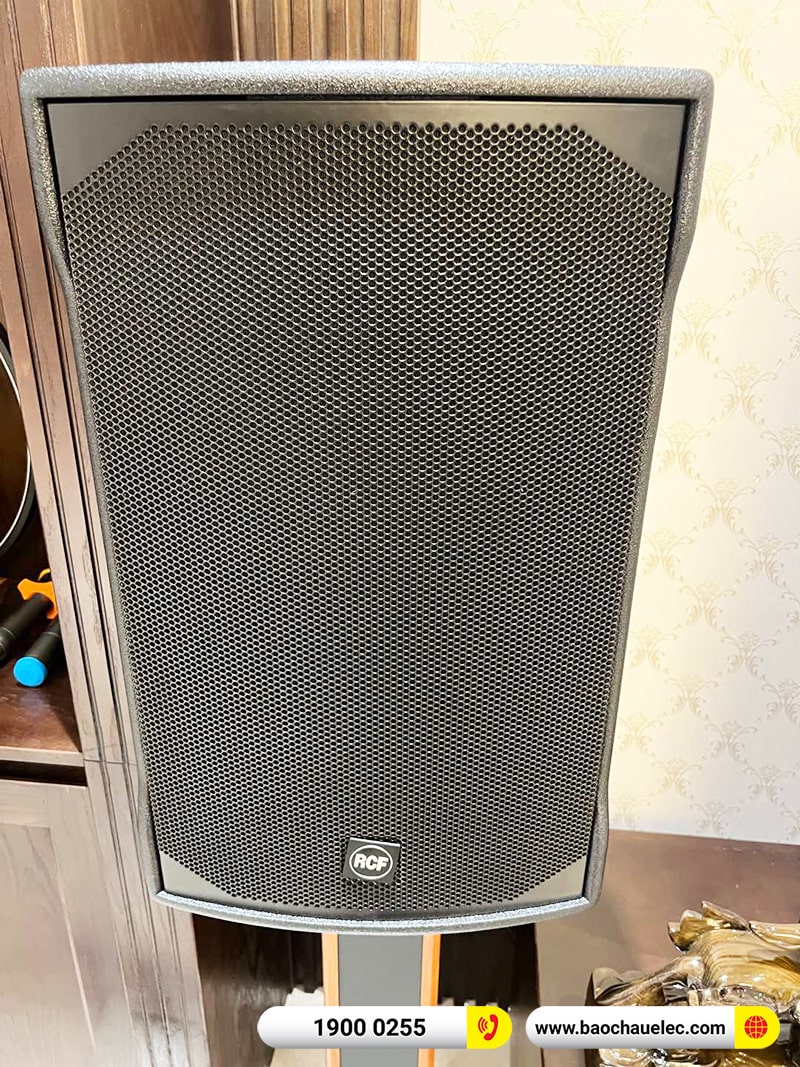 Lắp đặt dàn karaoke trị giá hơn 100 triệu cho chú Hoàng tại TPHCM (RCF EMAX 3112 MK2, IPS 2700, K9900II Luxury, 702ASII, BKSound M8) 