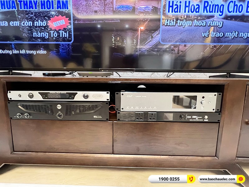 Lắp đặt dàn karaoke trị giá hơn 100 triệu cho chú Hoàng tại TPHCM (RCF EMAX 3112 MK2, IPS 2700, K9900II Luxury, 702ASII, BKSound M8) 