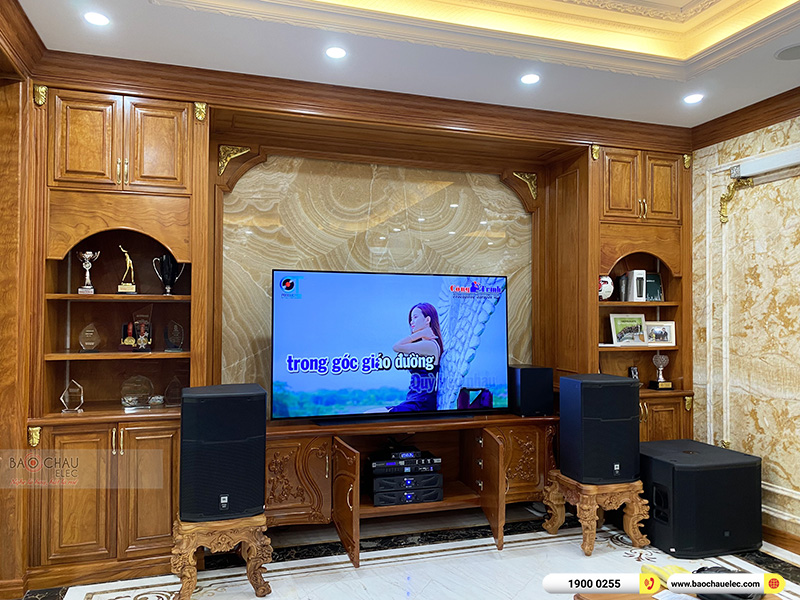 Lắp đặt dàn karaoke gia đình anh Linh tại TPHCM
