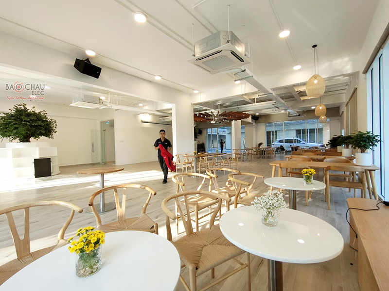 Lắp đặt hệ thống âm thanh quán Cafe Wings Coffee tại Quận 7 – TP HCM
