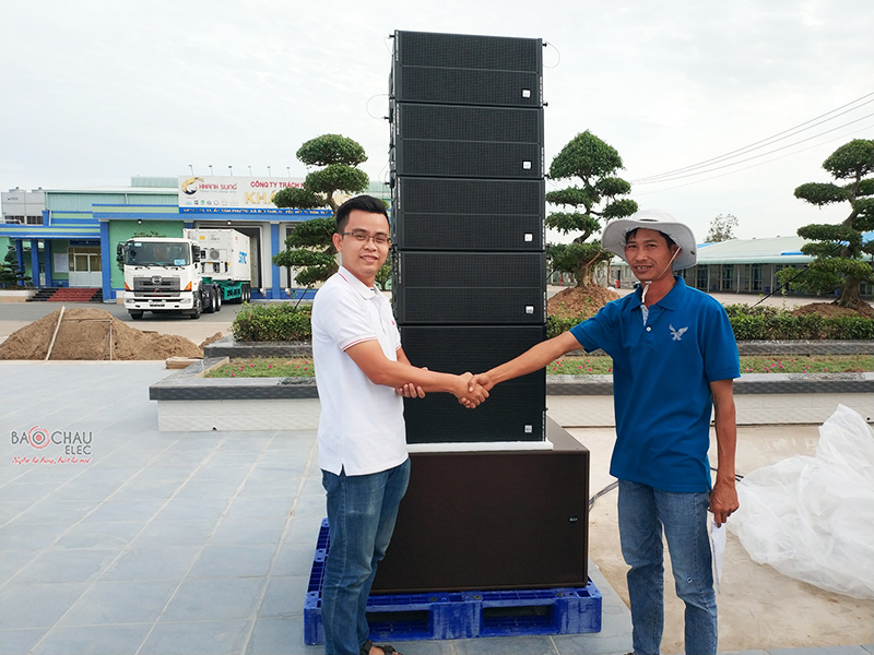 Lắp đặt d&agrave;n &acirc;m thanh hội trường Line Array Alto