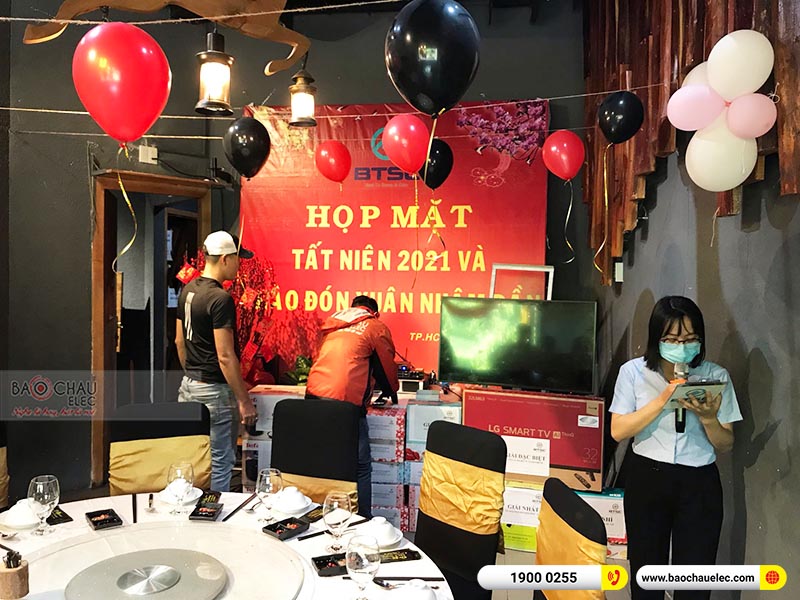 Lắp đặt hệ thống âm thanh nhà hàng Thớt Seafood tại Quận 1 - TP HCM