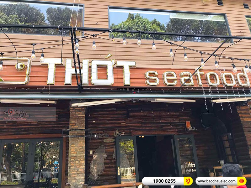 Lắp đặt hệ thống âm thanh nhà hàng Thớt Seafood tại Quận 1 - TP HCM