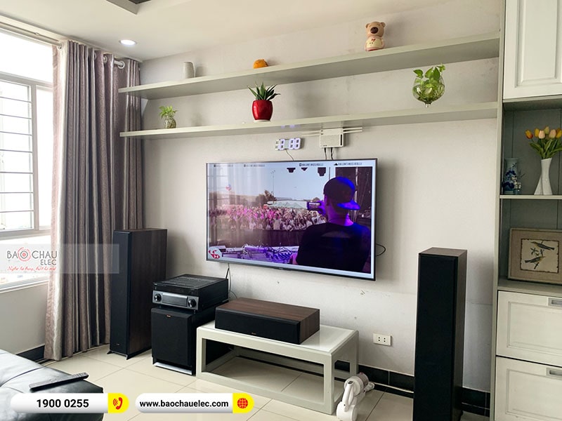 Lắp đặt d&agrave;n &acirc;m thanh 5.1 xem phim, nghe nhạc Klipsch cho anh T&acirc;n tại TP HCM