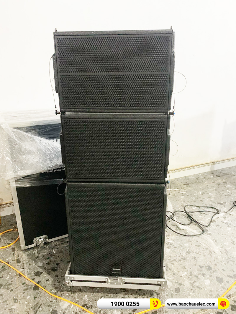 Lắp đặt dàn Line Array Temeisheng hơn 55tr cho anh Hậu tại Gia Lai (Temeisheng LT-15, BIK BJ-U100)
