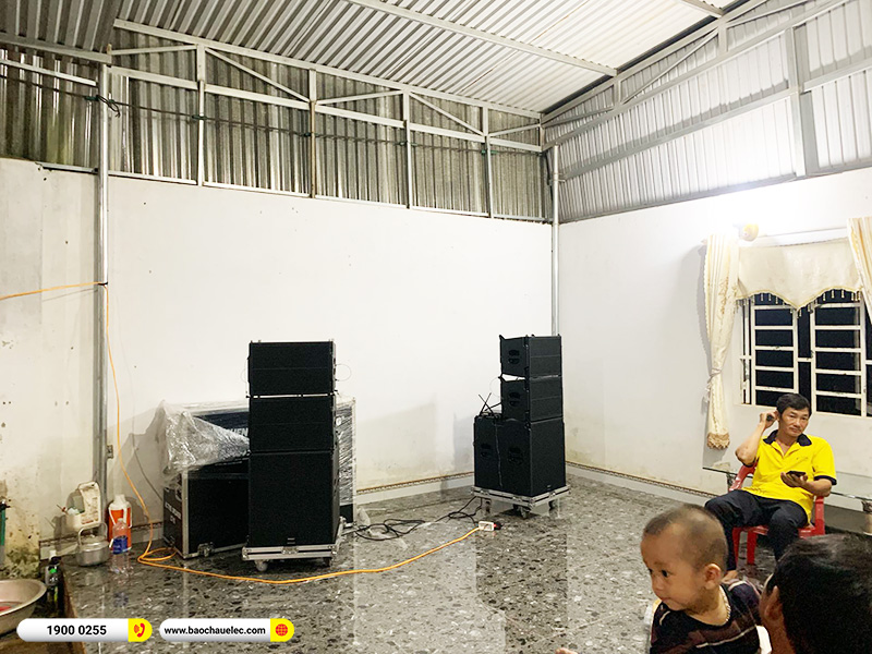 Lắp đặt dàn Line Array Temeisheng hơn 55tr cho anh Hậu tại Gia Lai (Temeisheng LT-15, BIK BJ-U100)