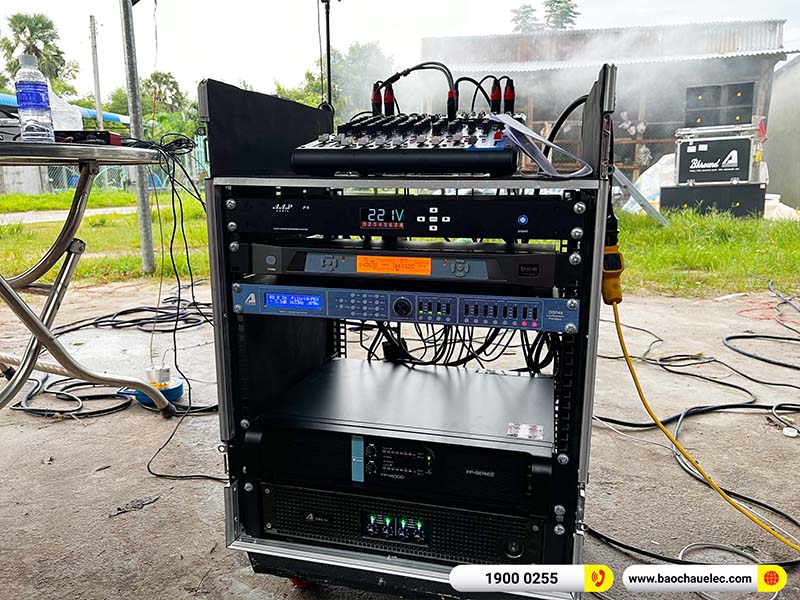 Lắp đặt dàn Line Array Actpro 111tr cho anh Chau Nak tại An Giang (Actpro KR210, Actpro KR28, FP10000, QD4.13, MG10XUF, DSP48,…)