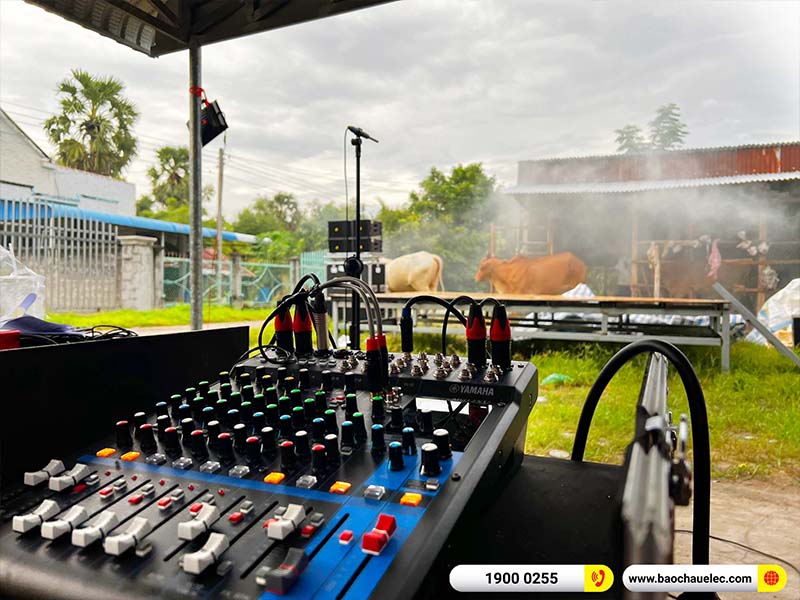 Lắp đặt dàn Line Array Actpro 111tr cho anh Chau Nak tại An Giang (Actpro KR210, Actpro KR28, FP10000, QD4.13, MG10XUF, DSP48,…)
