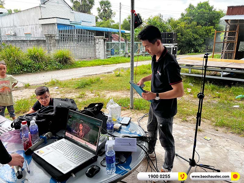 Lắp đặt dàn Line Array Actpro 111tr cho anh Chau Nak tại An Giang (Actpro KR210, Actpro KR28, FP10000, QD4.13, MG10XUF, DSP48,…)