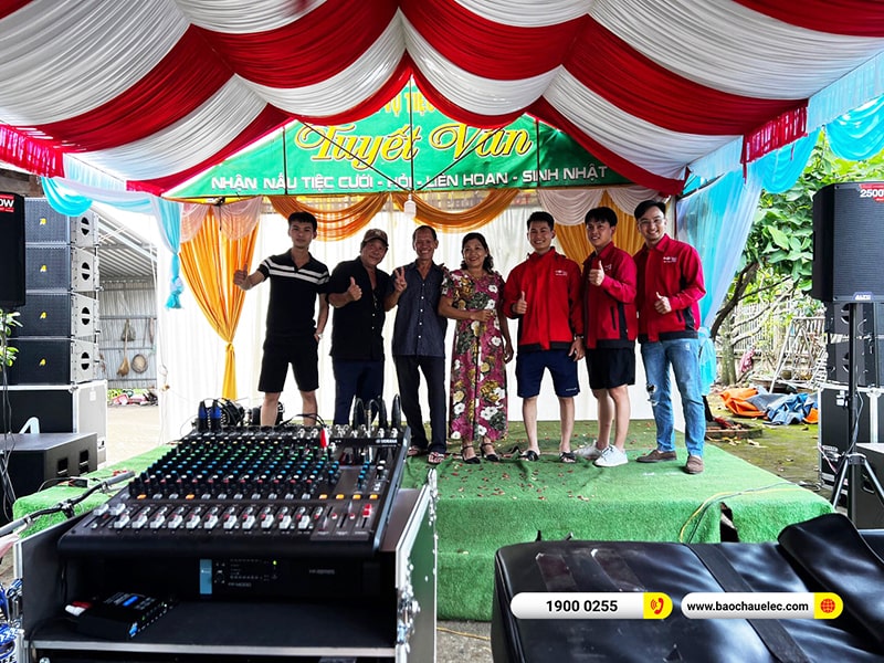 Lắp đặt d&agrave;n Line Array Actpro gần 300tr cho anh Vinh tại B&igrave;nh Phước (