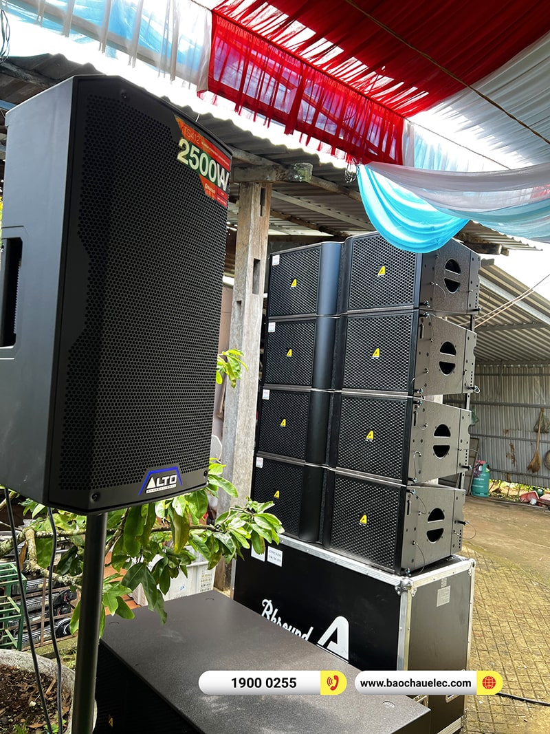 Lắp đặt d&agrave;n Line Array Actpro gần 300tr cho anh Vinh tại B&igrave;nh Phước (