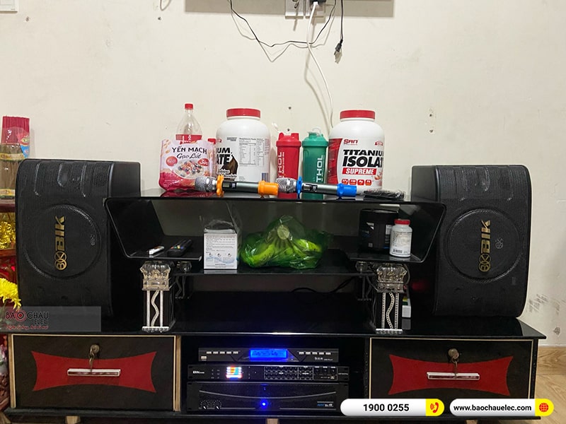 Dàn karaoke gia đình anh Bảo