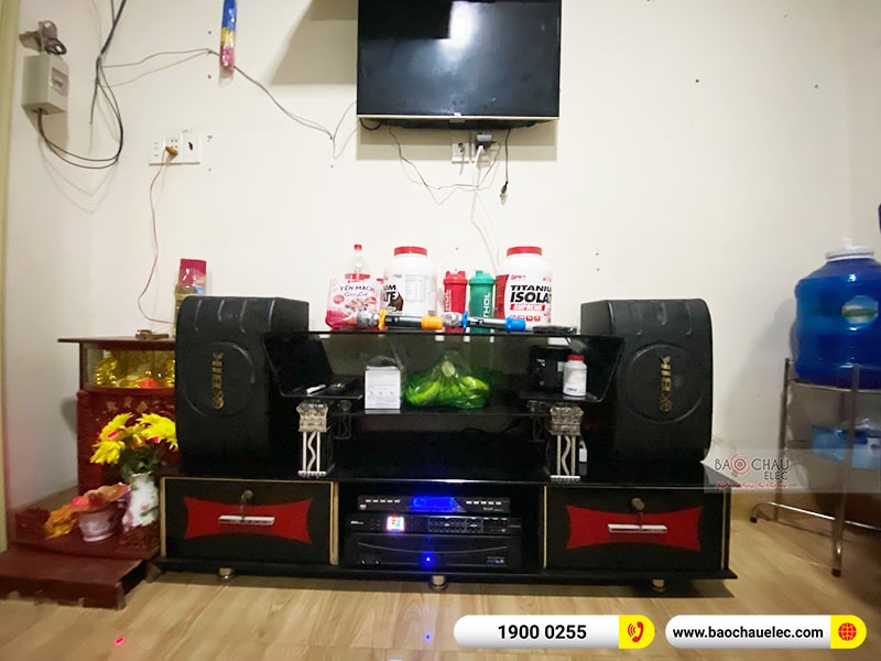Dàn karaoke gia đình anh Bảo