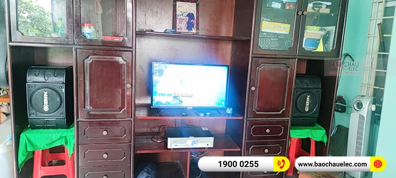 Dàn karaoke gia đình anh Sơn