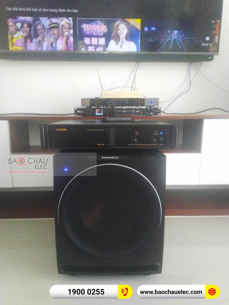 Dàn karaoke gia đình anh Tài