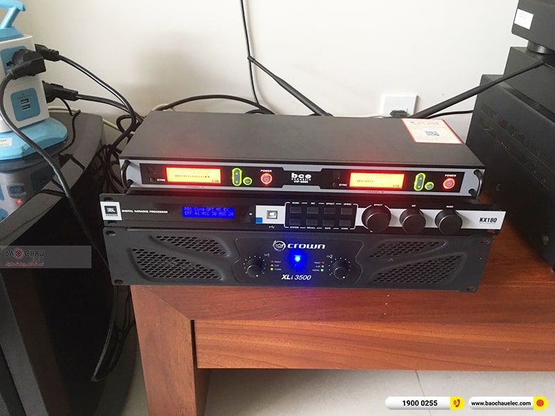 Lắp đặt dàn karaoke trị giá hơn 90 triệu cho anh Tâm tại Bến Tre (RCF CMAX 4110, Crown Xli3500, JBL KX180A, VIP6000)