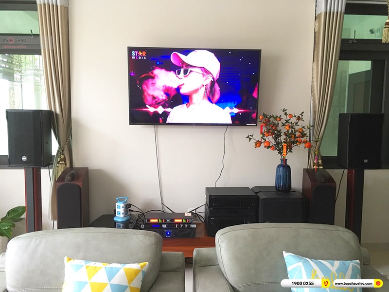 Lắp đặt dàn karaoke trị giá hơn 90 triệu cho anh Tâm tại Bến Tre (RCF CMAX 4110, Crown Xli3500, JBL KX180A, VIP6000)