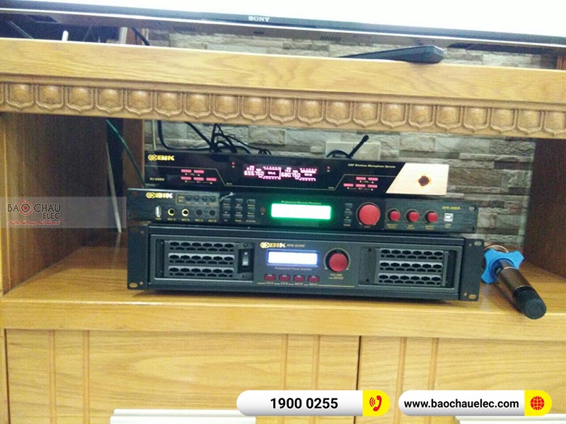 Dàn karaoke gia đình anh Thanh 