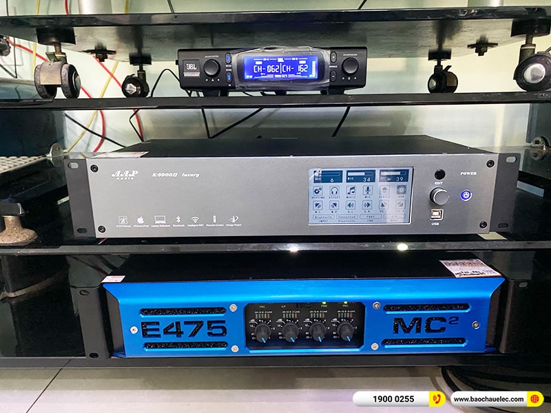 Lắp đặt dàn karaoke trị giá hơn 200 triệu cho anh Thành tại Bình Thuận (RCF C5215-99, MC2 Audio E475, K9900II Luxury, S8015LP, JBL VM300) 