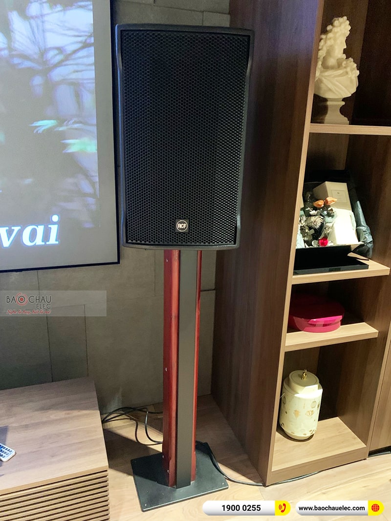 Lắp đặt dàn karaoke trị giá hơn 160 triệu cho anh Trí tại Phan Thiết (RCF EMAX 4112, Crown T10, IPS 2700, KX180A, S8015II, VIP3000,…) 