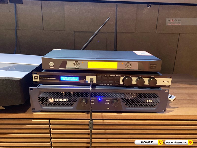 Lắp đặt dàn karaoke trị giá hơn 160 triệu cho anh Trí tại Phan Thiết (RCF EMAX 4112, Crown T10, IPS 2700, KX180A, S8015II, VIP3000,…) 