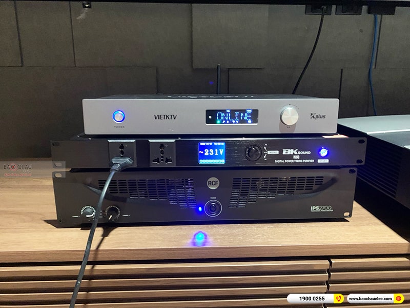 Lắp đặt dàn karaoke trị giá hơn 160 triệu cho anh Trí tại Phan Thiết (RCF EMAX 4112, Crown T10, IPS 2700, KX180A, S8015II, VIP3000,…) 