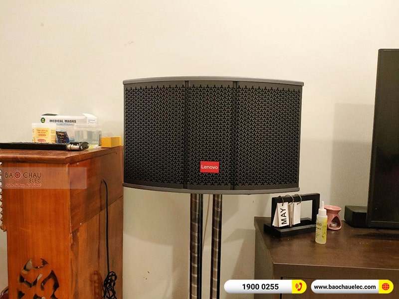 Dàn karaoke gia đình anh Trung 