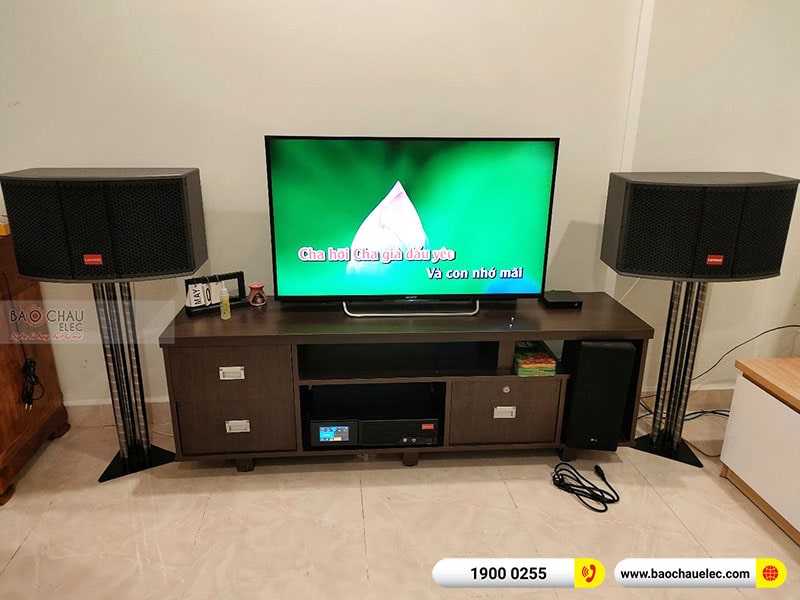 Dàn karaoke gia đình anh Trung tại TP HCM