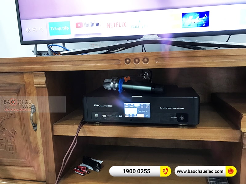 dàn karaoke gia đình anh Tú 